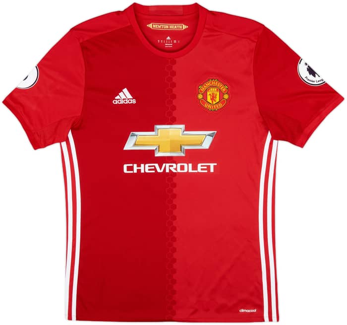 2016-17 Manchester United Home Shirt Pogba #6 - 8/10 - (M)