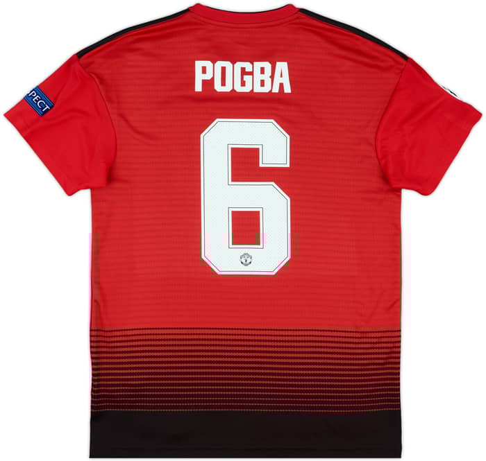 2018-19 Manchester United Home Shirt Pogba #6 - 10/10 - (M)