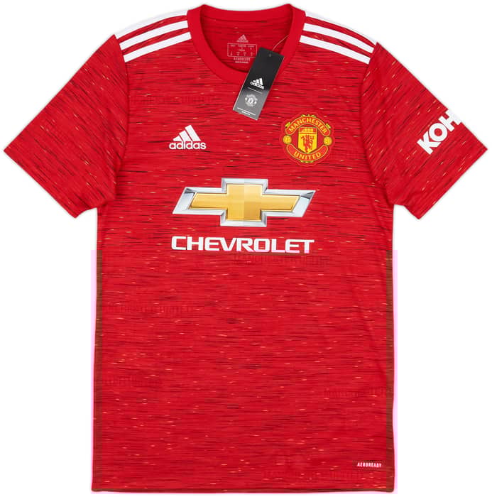 2020-21 Manchester United Home Shirt B.Fernandes #18 (S)