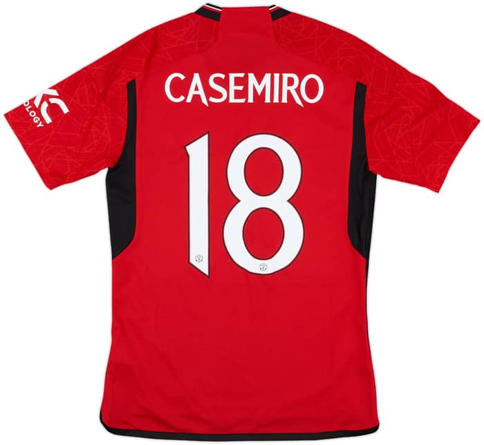 2023-24 Manchester United Home Shirt Casemiro #18 (S)