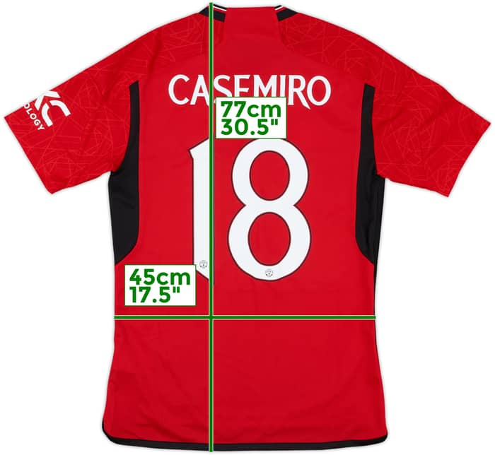 2023-24 Manchester United Home Shirt Casemiro #18 (S)