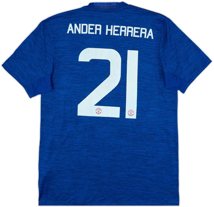 2016-17 Manchester United Away Shirt Ander Herrera #21 - 7/10 - (M)