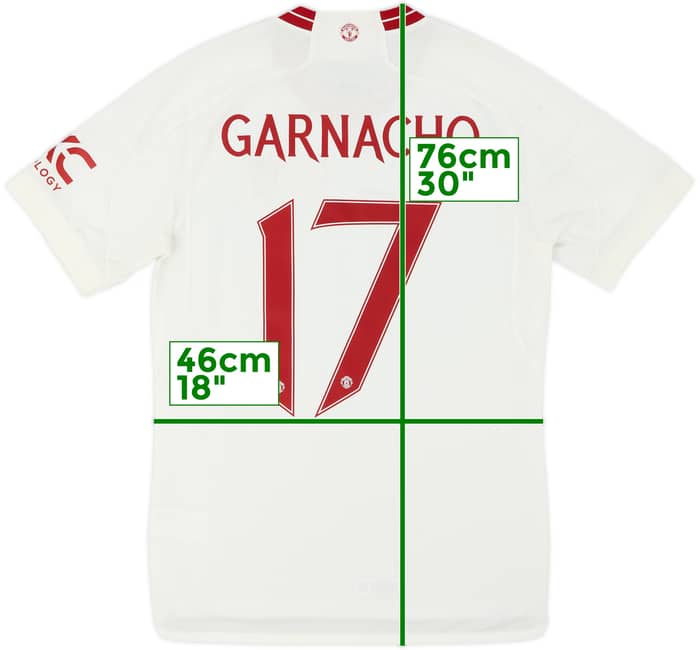 2023-24 Manchester United Third Shirt Garnacho #17 (S)