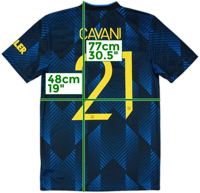 2021-22 Manchester United Third Shirt Cavani #21 (S)