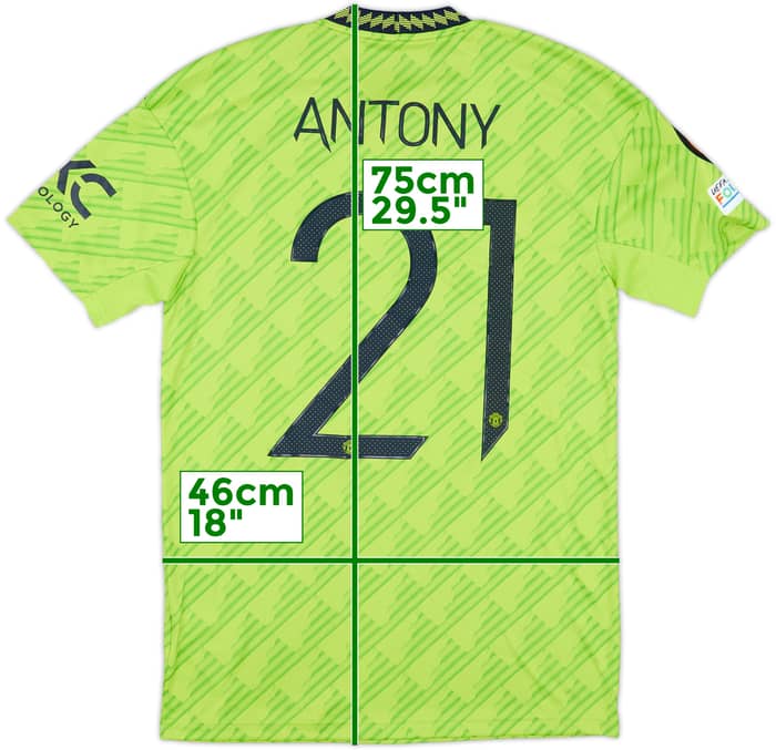 2022-23 Manchester United Third Shirt Antony #21 (S)