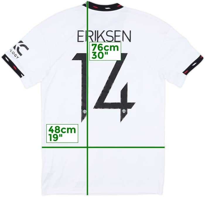2022-23 Manchester United Away Shirt Eriksen #14 (S)