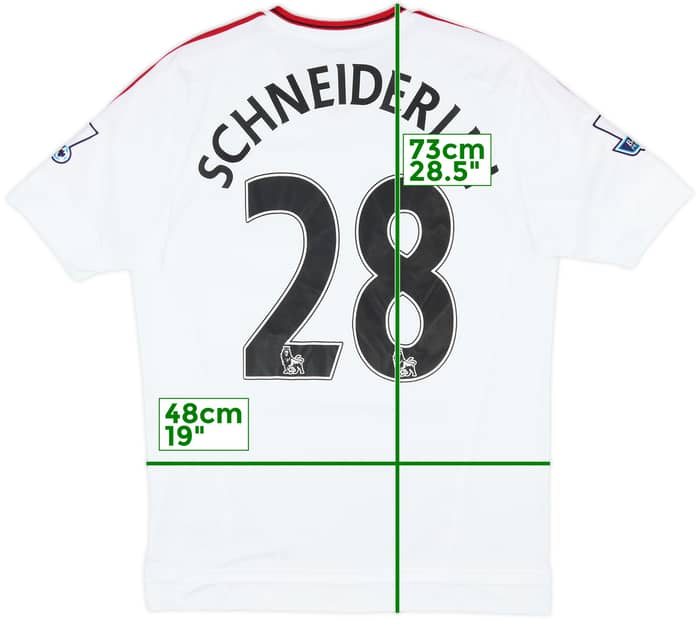 2015-16 Manchester United Away Shirt Schneiderlin #28 - 8/10 - (M)