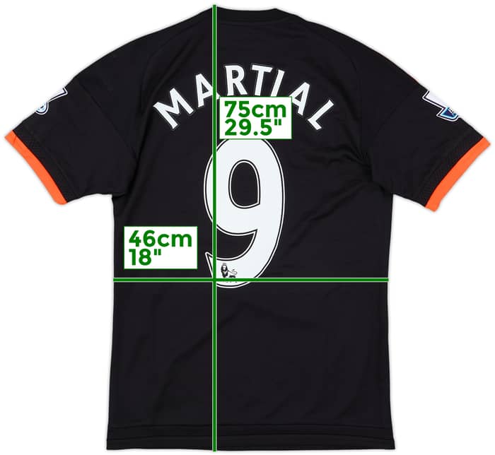 2015-16 Manchester United Third Shirt Martial #9 (S)