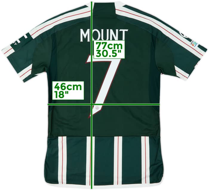 2023-24 Manchester United Away Shirt Mount #7 (S)