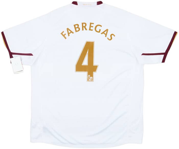 2007-08 Arsenal Away Shirt Fabregas #4 (XL)