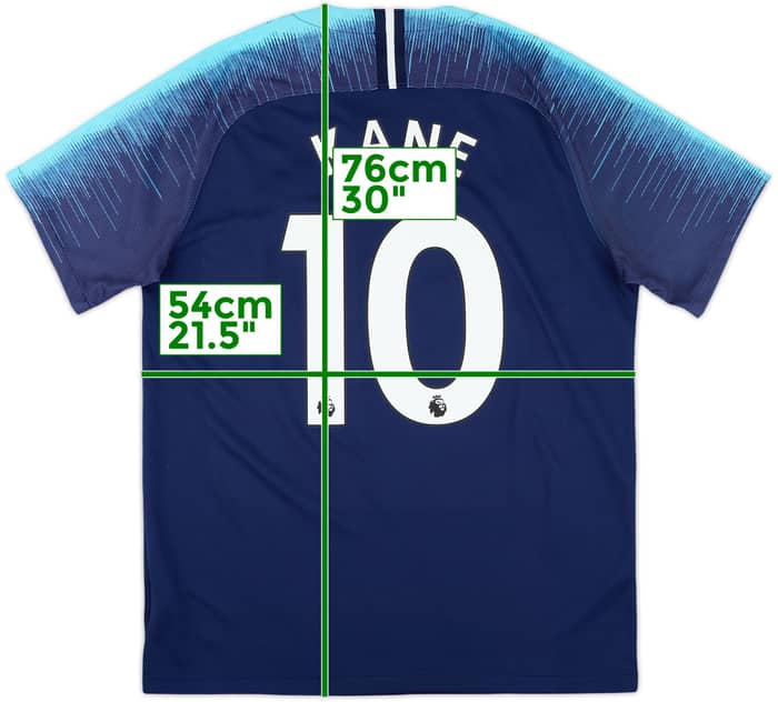 2018-19 Tottenham Away Shirt Kane #10 - 8/10 - (L)