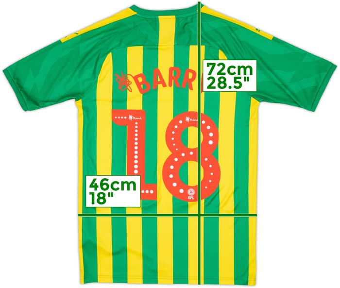2019-20 West Brom Away Shirt Barry #18 - 10/10 - (S)