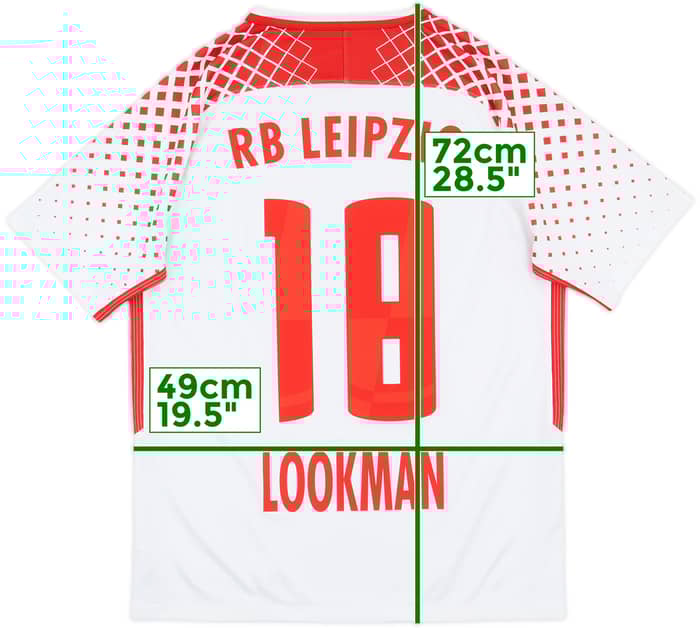 2017-18 RB Leipzig Home Shirt Lookman #18 - 7/10 - (M)