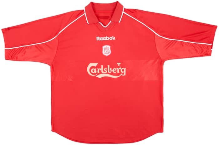 2000-02 Liverpool Home Shirt Gerrard #17 - 6/10 - (XXL)
