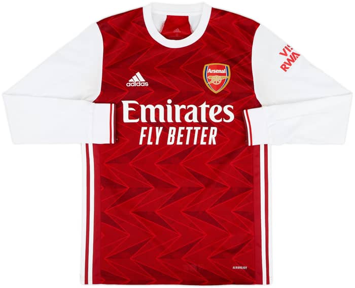 2020-21 Arsenal Home L/S Shirt Saka #7 - 8/10 - (S)