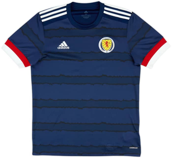 2020-22 Scotland Home Shirt - 8/10 - (M)