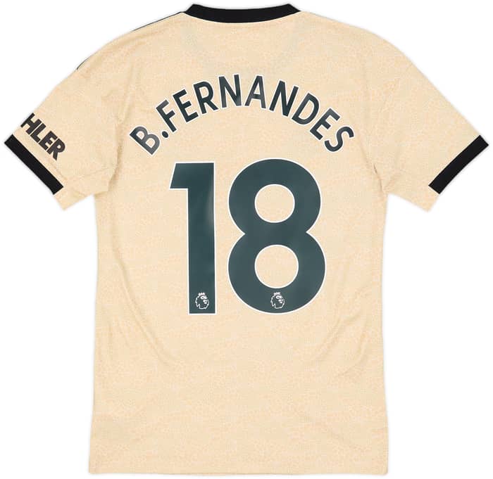 2019-20 Manchester United Away Shirt B.Fernandes #18 - 9/10 - (XS)
