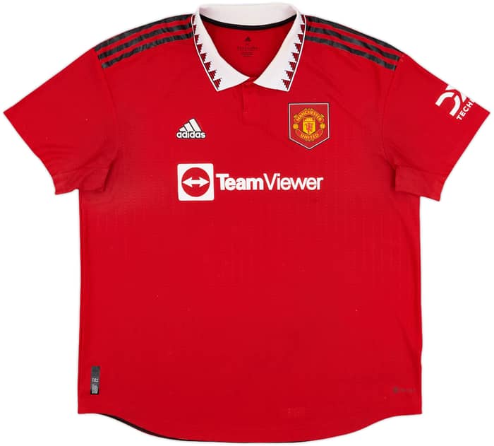 2022-23 Manchester United Authentic Home Shirt B.Fernandes #8 - 7/10 - (XXL)