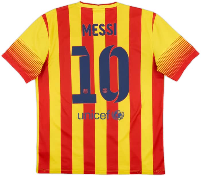 2013-15 Barcelona Away Shirt Messi #10 - 6/10 - (L)