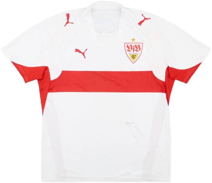 2007-08 Stuttgart Signed Home Shirt - 7/10 - (XL)