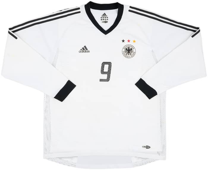 2002-04 Germany Player Issue Home L/S Shirt #9 - 6/10 - (XL)