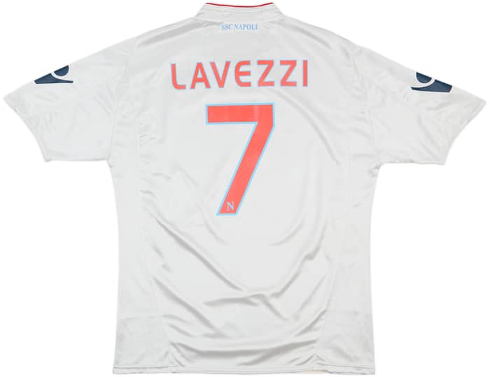 2009-10 Napoli Away Shirt Lavezzi #7 - 9/10 - (XL)