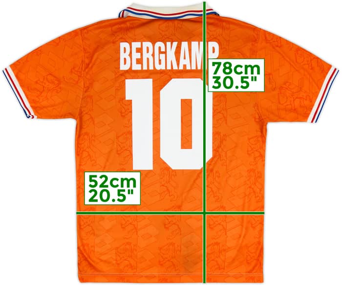 1994 Netherlands Home Shirt Bergkamp #10 - 7/10 - (M)