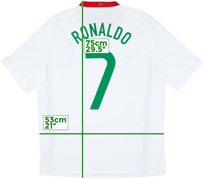 2008-10 Portugal Away Shirt Ronaldo #7 - 10/10 - (L)