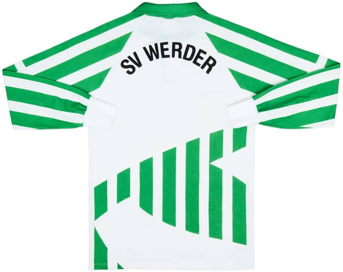 1994-95 Werder Bremen Home L/S Shirt - 8/10 - (S)