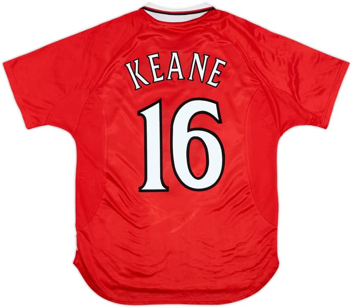 1999-00 Manchester United 'CL Winners' Shirt Keane #16 - 8/10 - (L)