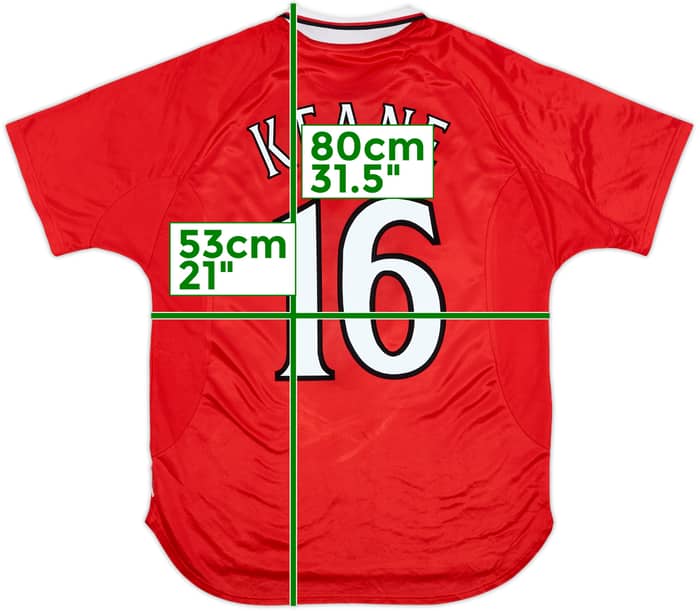 1999-00 Manchester United 'CL Winners' Shirt Keane #16 - 8/10 - (L)