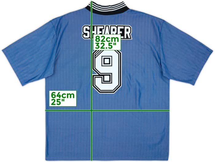 1996-97 Newcastle Away Shirt Shearer #9 - 10/10 - (XXL)