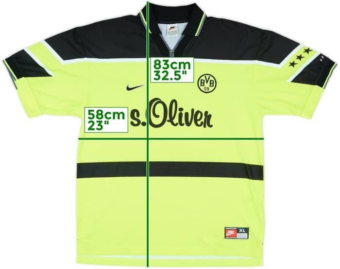 1997-98 Borussia Dortmund Home Shirt - 8/10 - (XL)
