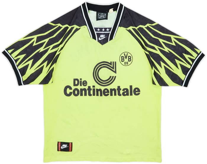 1994-95 Borussia Dortmund Home Shirt #9 - 7/10 - (L)