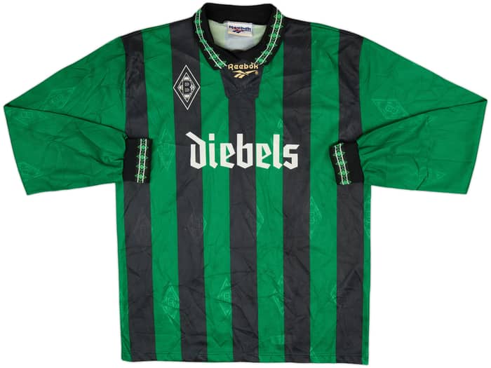 1995-96 Borussia Monchengladbach Away L/S Shirt - 8/10 - (M)