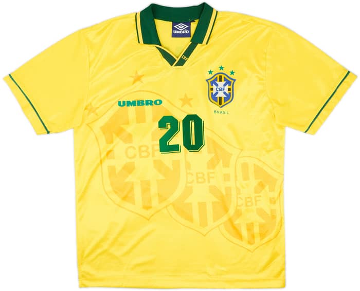1994 Brazil Home Shirt Ronaldo #20 - 8/10 - (XL)