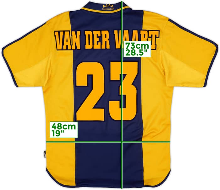 2000-01 Ajax Centenary Away Shirt Van Der Vaart #23 - 8/10 - (S)