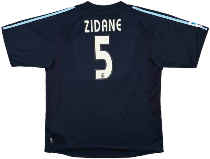 2003-04 Real Madrid Away Shirt Zidane #5 - 4/10 - (XL)