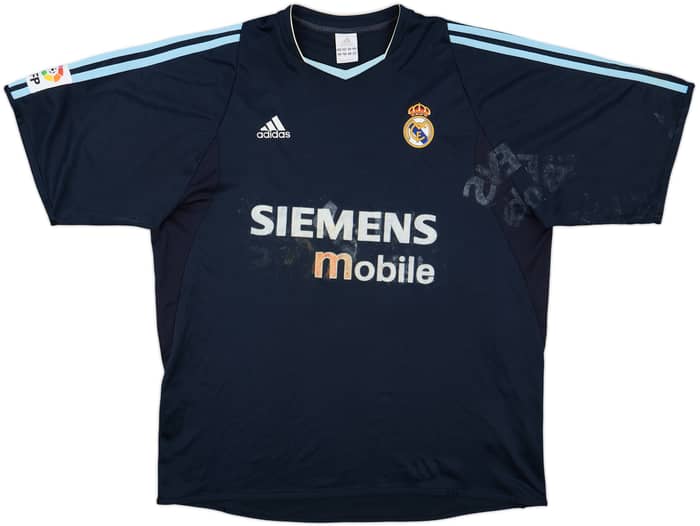 2003-04 Real Madrid Away Shirt Zidane #5 - 4/10 - (XL)