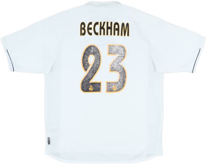 2003-04 Real Madrid Home Shirt Beckham #23 - 5/10 - (M)