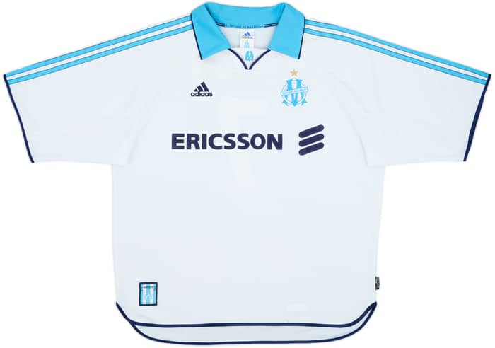 1998-99 Olympique Marseille Home Shirt Pires #7 - 7/10 - (XL)