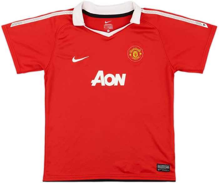 2010-11 Manchester United Home Shirt - 7/10 - (7-8 Years)