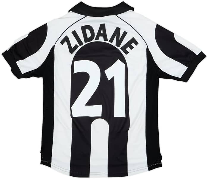 1997-98 Juventus Centenary Home Shirt Zidane #21 - 8/10 - (S)
