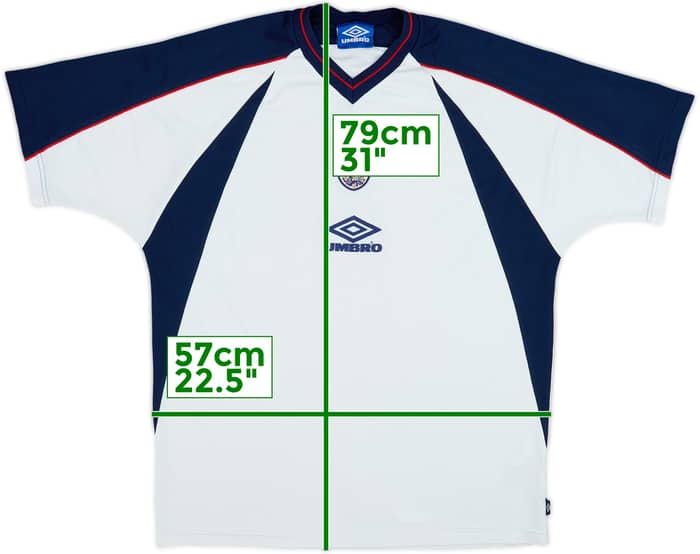 1998-00 England Umbro Training Shirt - 6/10 - (XL)