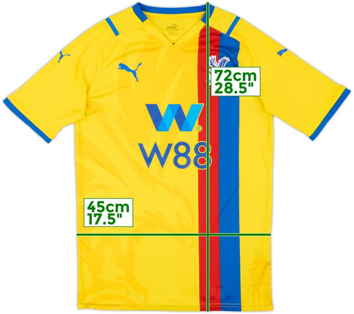 2021-22 Crystal Palace Authentic Away Shirt - 9/10 - (M)