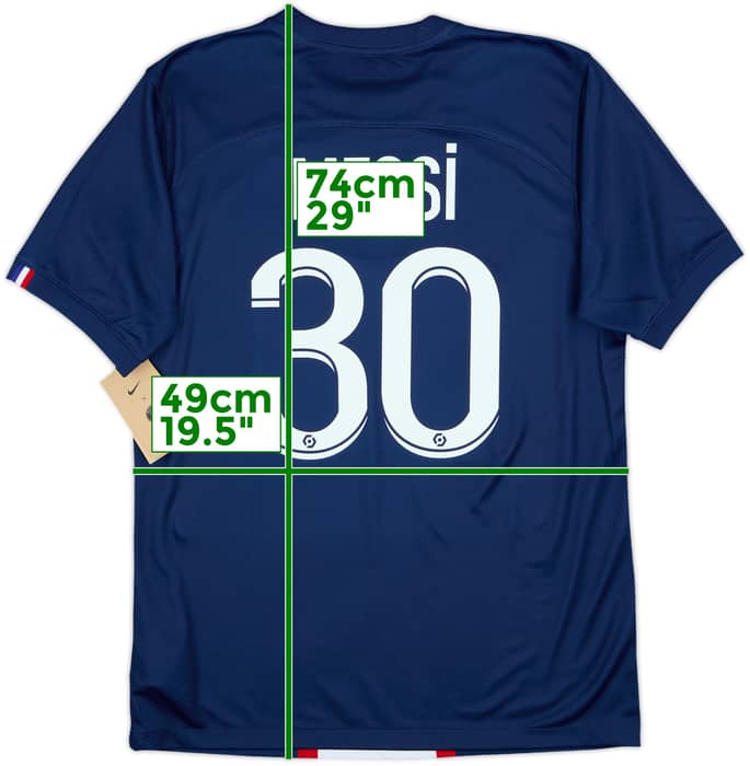 2022-23 Paris Saint-Germain Home Shirt Messi #30 (M)