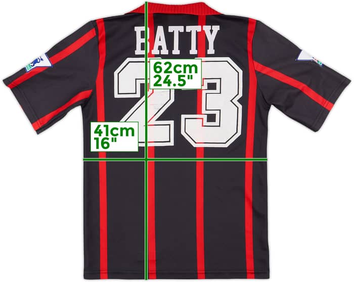 1994-95 Blackburn Away Shirt Batty #23 - 8/10 - (L.Boys)