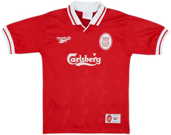 1996-98 Liverpool Home Shirt Fowler #9 - 9/10 - (Y)