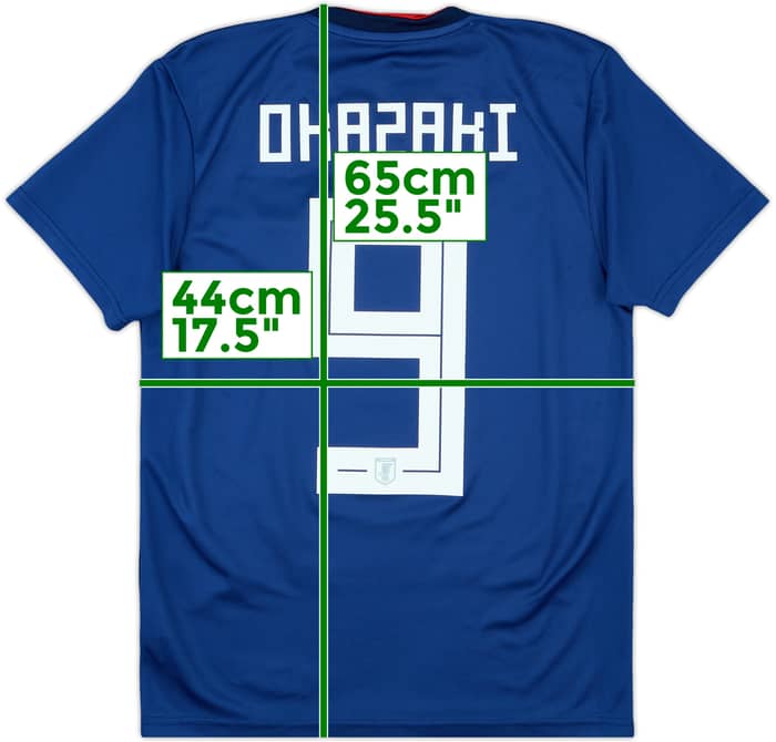 2018-19 Japan Home Shirt Okazaki #9 - 10/10 - (XS)