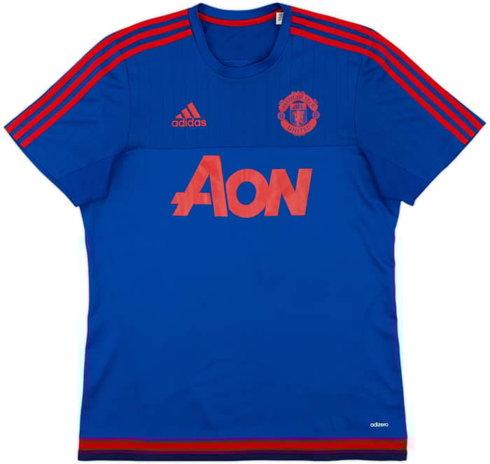 2015-16 Manchester United adizero Training Shirt - 8/10 - (L)